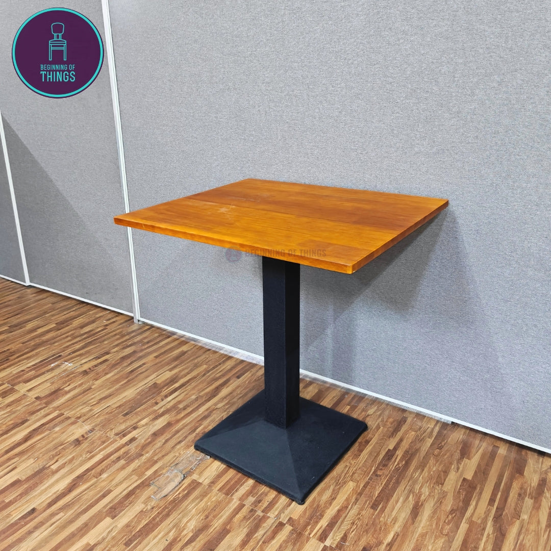 Rubberwood Square Dining Table 70 x 60 cm