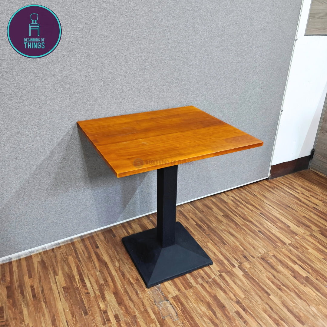 Rubberwood Square Dining Table 70 x 60 cm