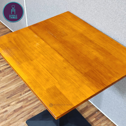 Rubberwood Square Dining Table 70 x 60 cm