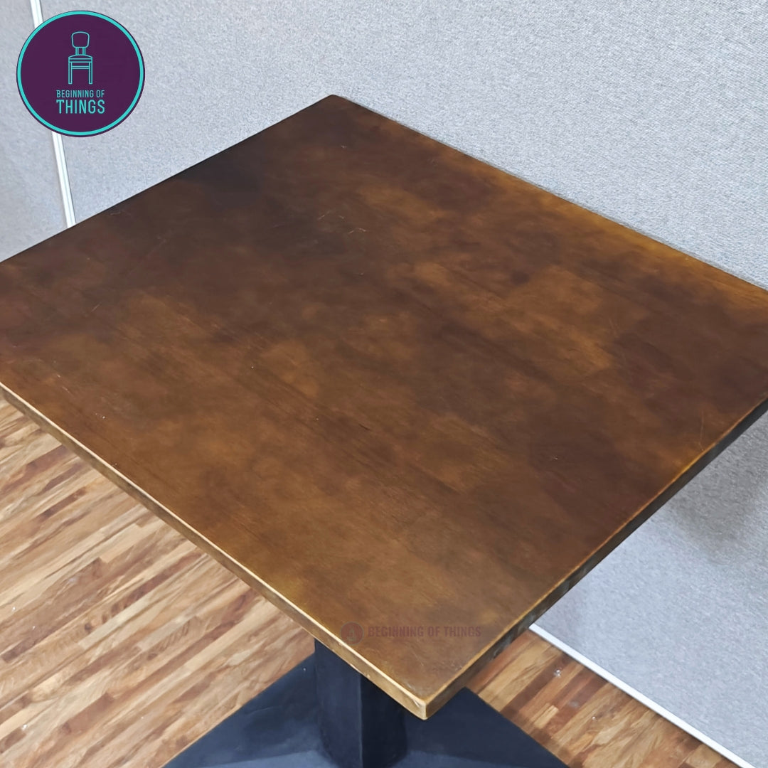 Rubberwood Square Dining Table 70 x 60 cm