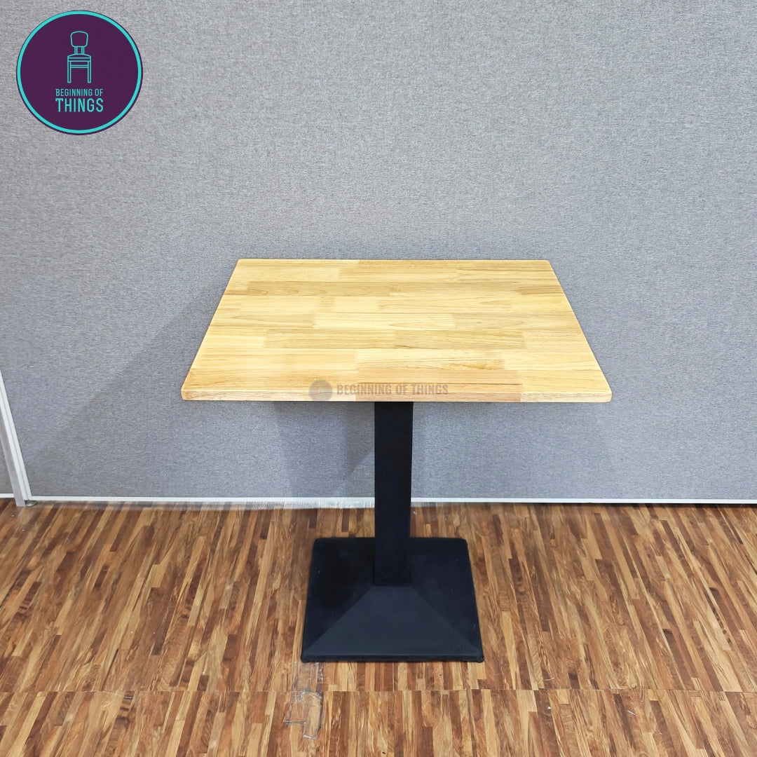 Rubberwood Square Dining Table 70 x 60 cm