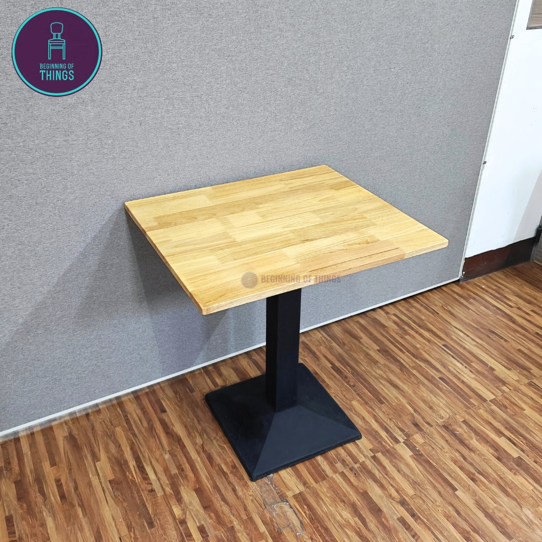 Rubberwood Square Dining Table 70 x 60 cm