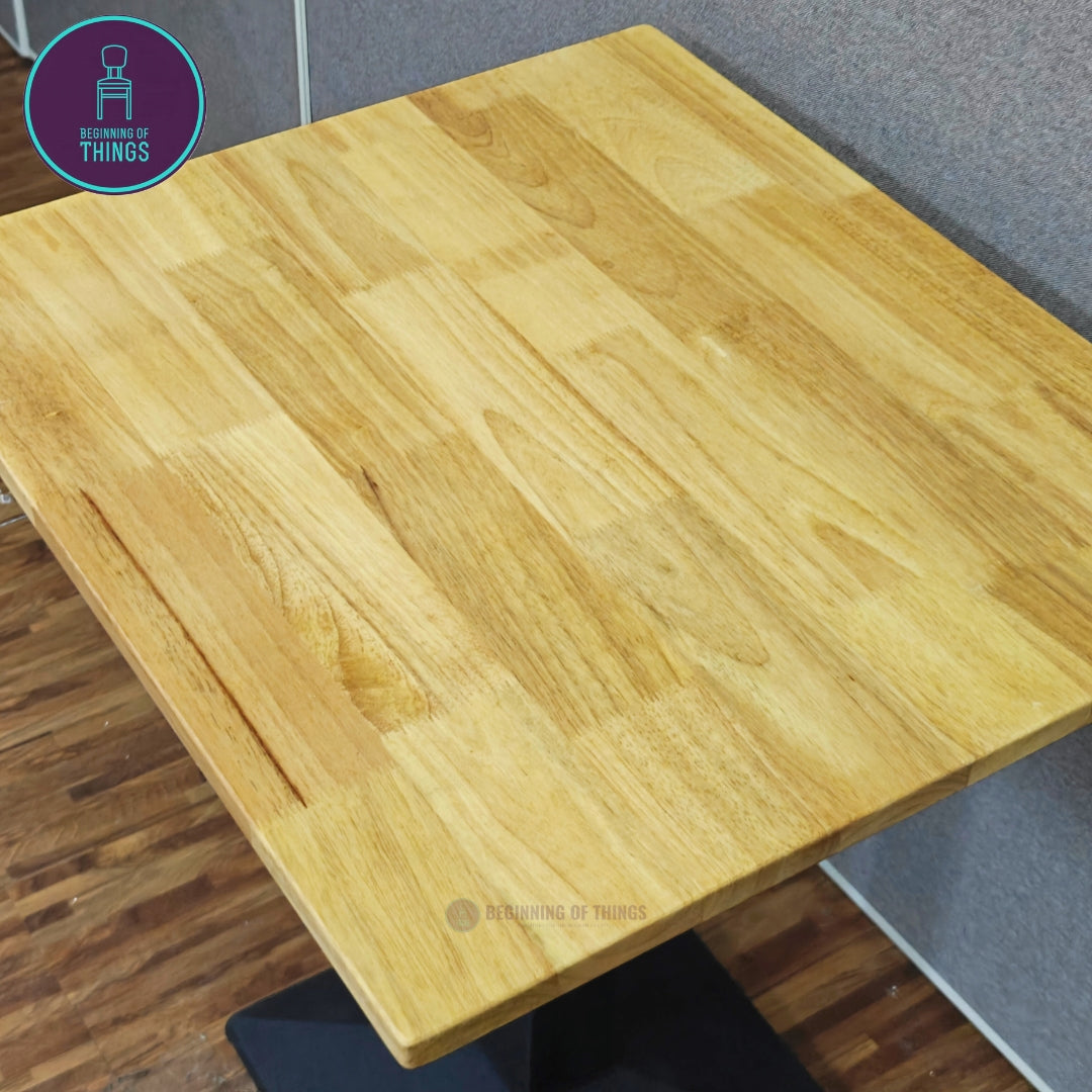 Rubberwood Square Dining Table 70 x 60 cm