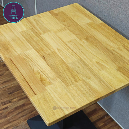 Rubberwood Square Dining Table 70 x 60 cm