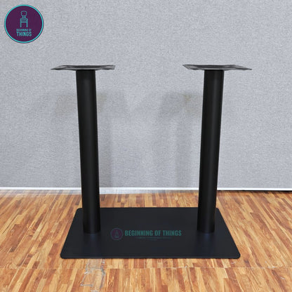 Flat Base Rectangular Dining Table Leg