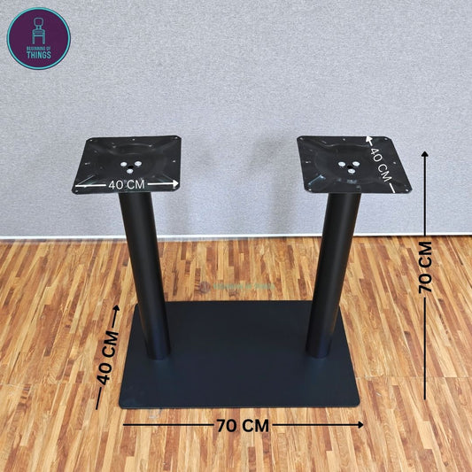 Flat Base Rectangular Dining Table Leg