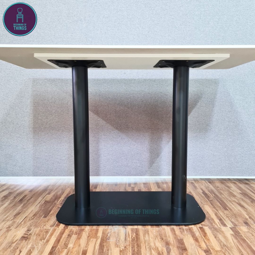 Semi-Rectangular Base Dining Table Leg