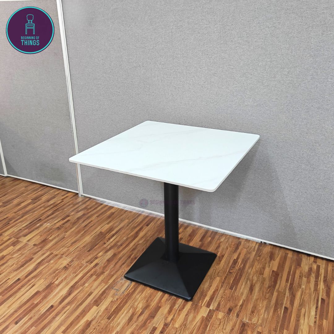 Sintered Stone Square Dining Table 70 x 70 cm