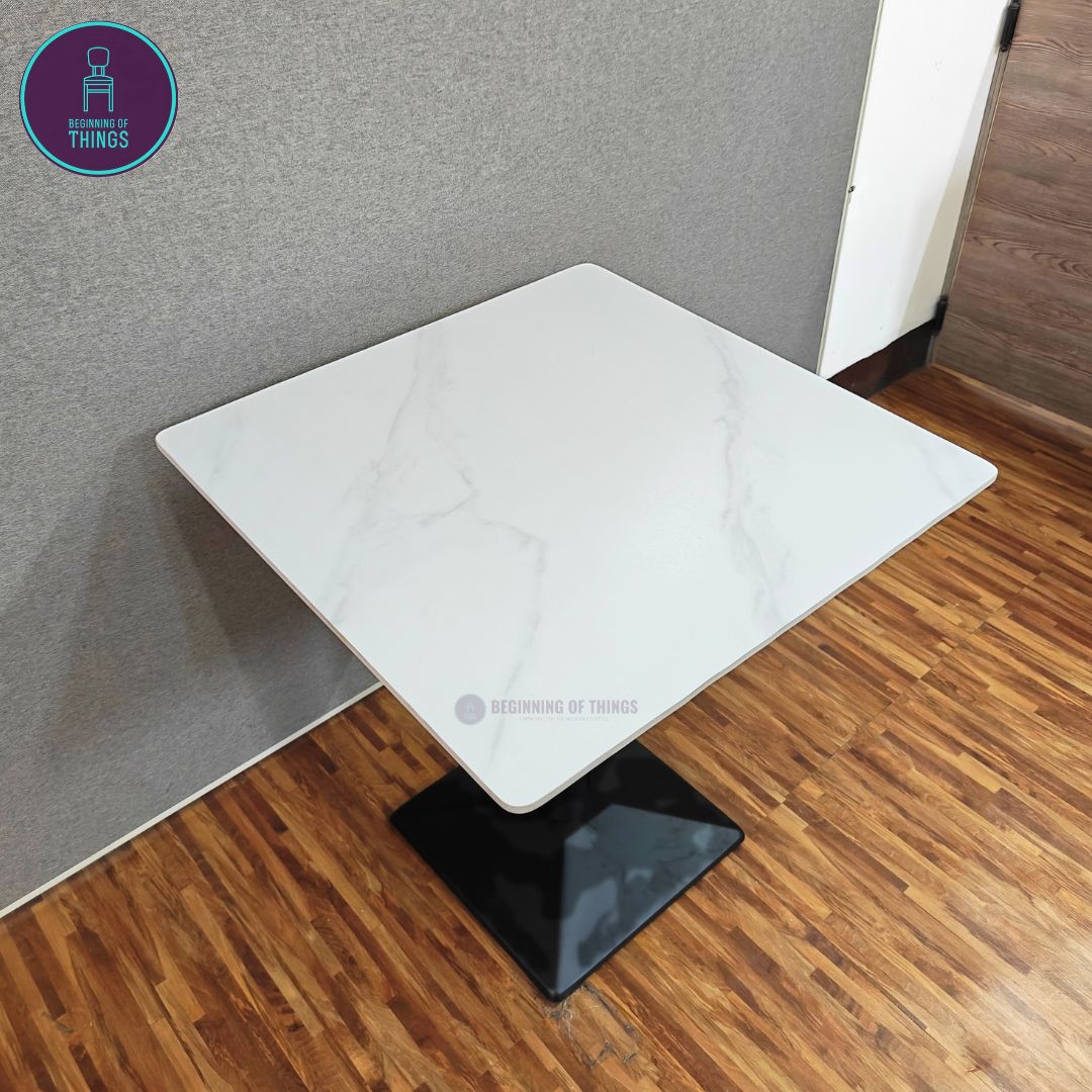 Sintered Stone Square Dining Table 70 x 70 cm