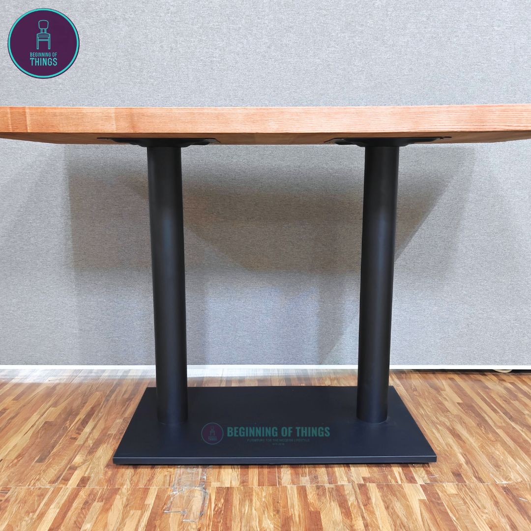 Straight Rectangular Base Dining Table Leg