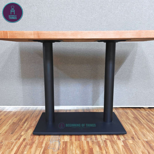 Straight Rectangular Base Dining Table Leg