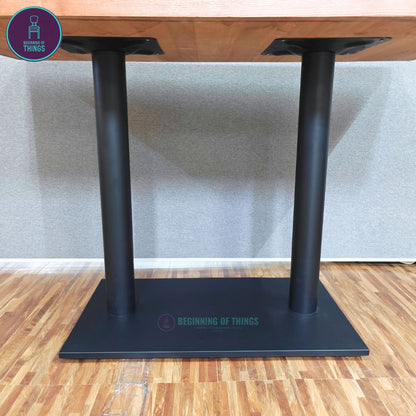 Straight Rectangular Base Dining Table Leg