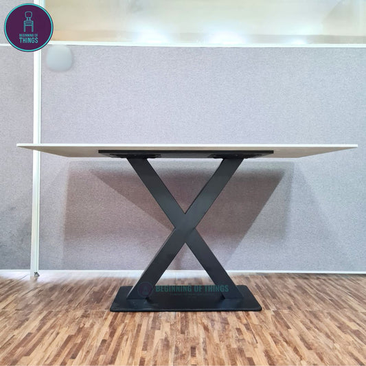X-Leg Base Dining Table Leg