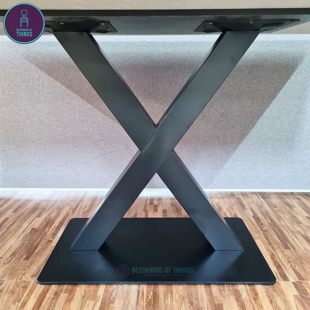X-Leg Base Dining Table Leg