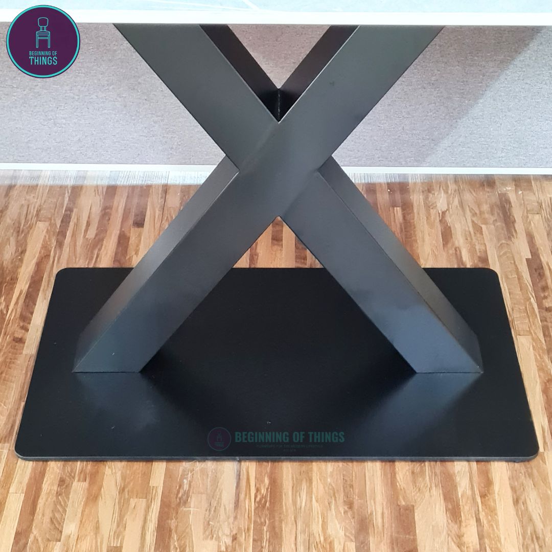 X-Leg Base Dining Table Leg