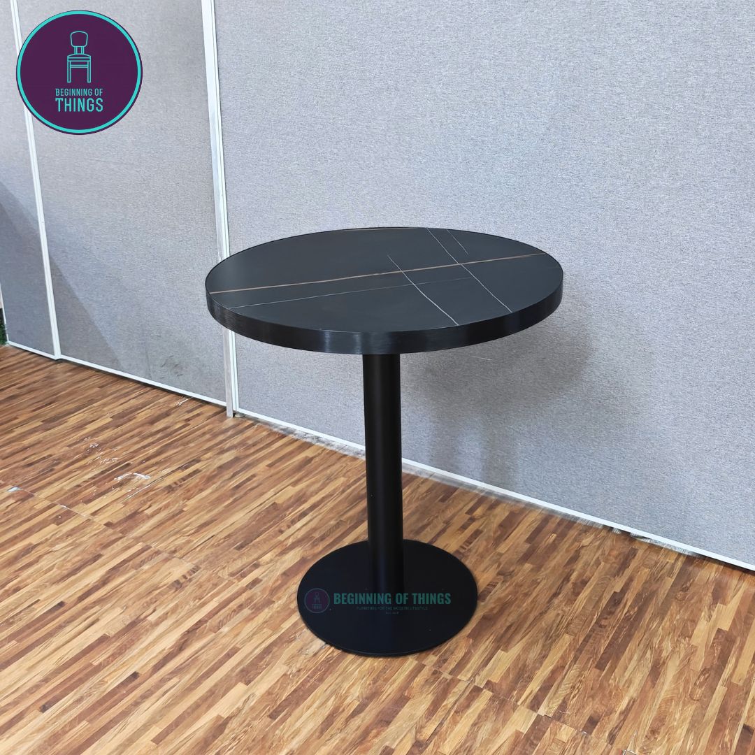 Sintered Stone w/ Edge Wrapping Square Dining Table 60 & 70 cm