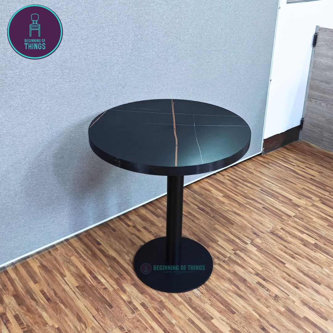 Sintered Stone w/ Edge Wrapping Square Dining Table 60 & 70 cm