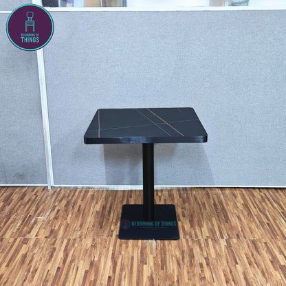 Sintered Stone w/ Edge Wrapping Square Dining Table 60 & 70 cm