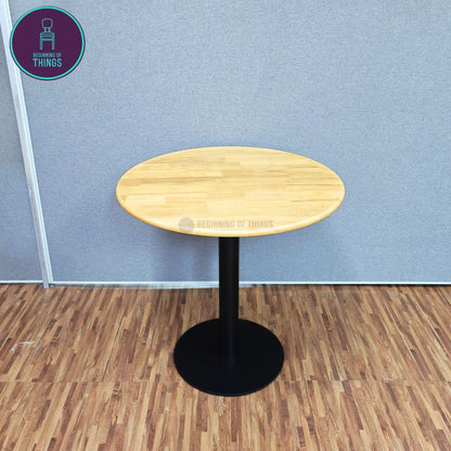 Rubberwood Round Dining Table 80 cm