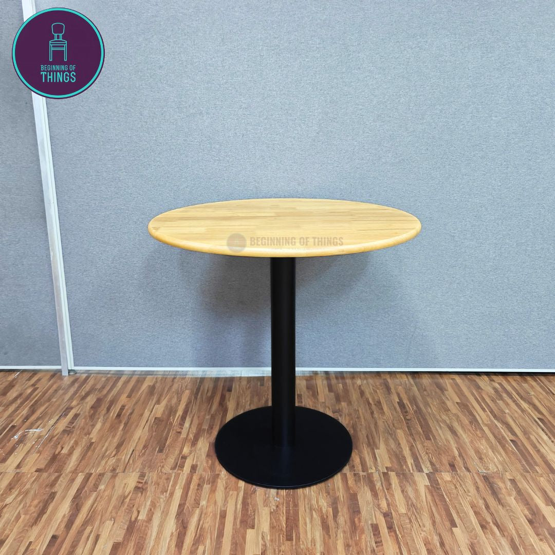 Rubberwood Round Dining Table 80 cm