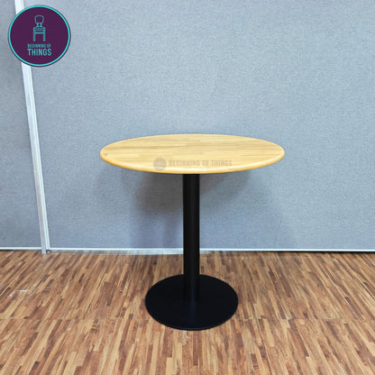 Rubberwood Round Dining Table 80 cm