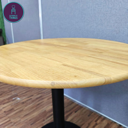 Rubberwood Round Dining Table 80 cm