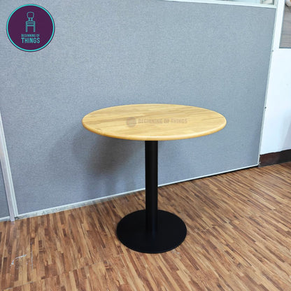 Rubberwood Round Dining Table 80 cm