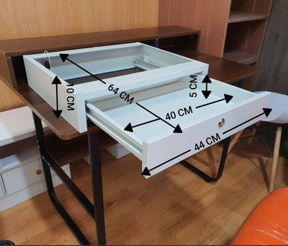 Steel Drawer for Desk with Lock