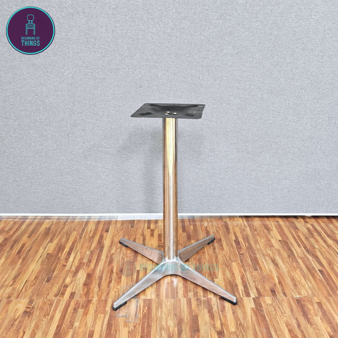 Aluminum Cross Base Dining Table Leg