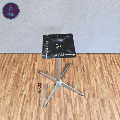 Aluminum Cross Base Dining Table Leg