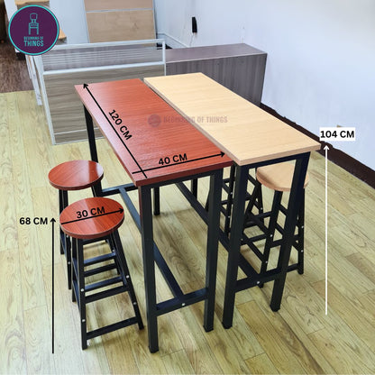 Metal Bar Set 120 x 40 cm