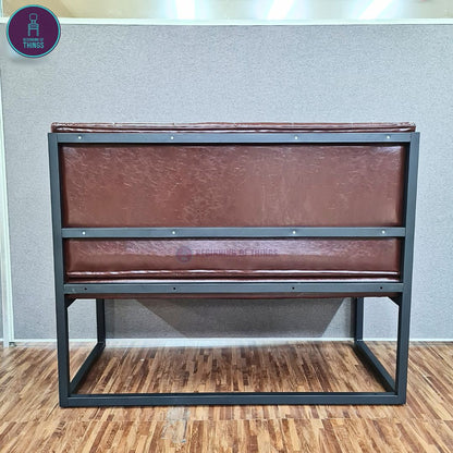 Cafe Booth Seat with Metal Frame