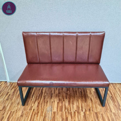 Cafe Booth Seat with Metal Frame