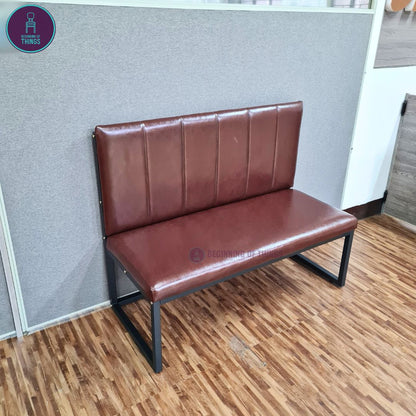 Cafe Booth Seat with Metal Frame