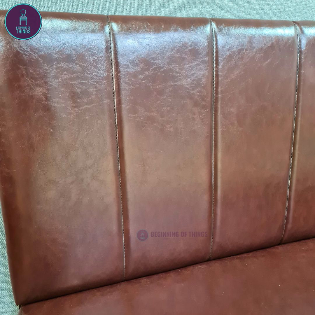 Cafe Booth Seat with Metal Frame