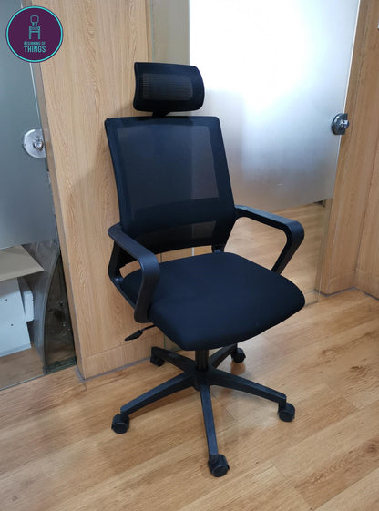 Bron Ergonomic Executive Chair with Headrest