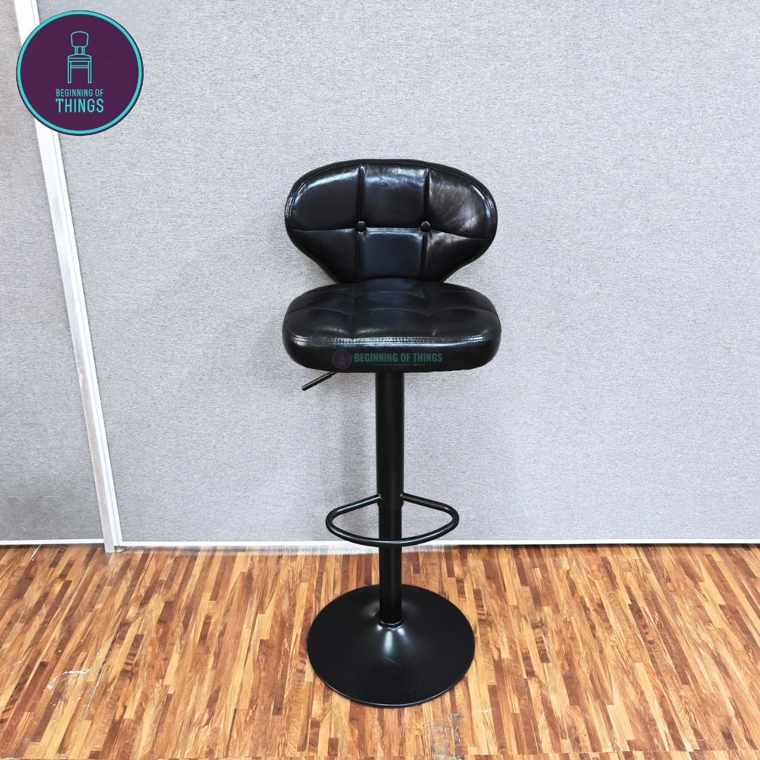 Buttoned Seat Bar Stool