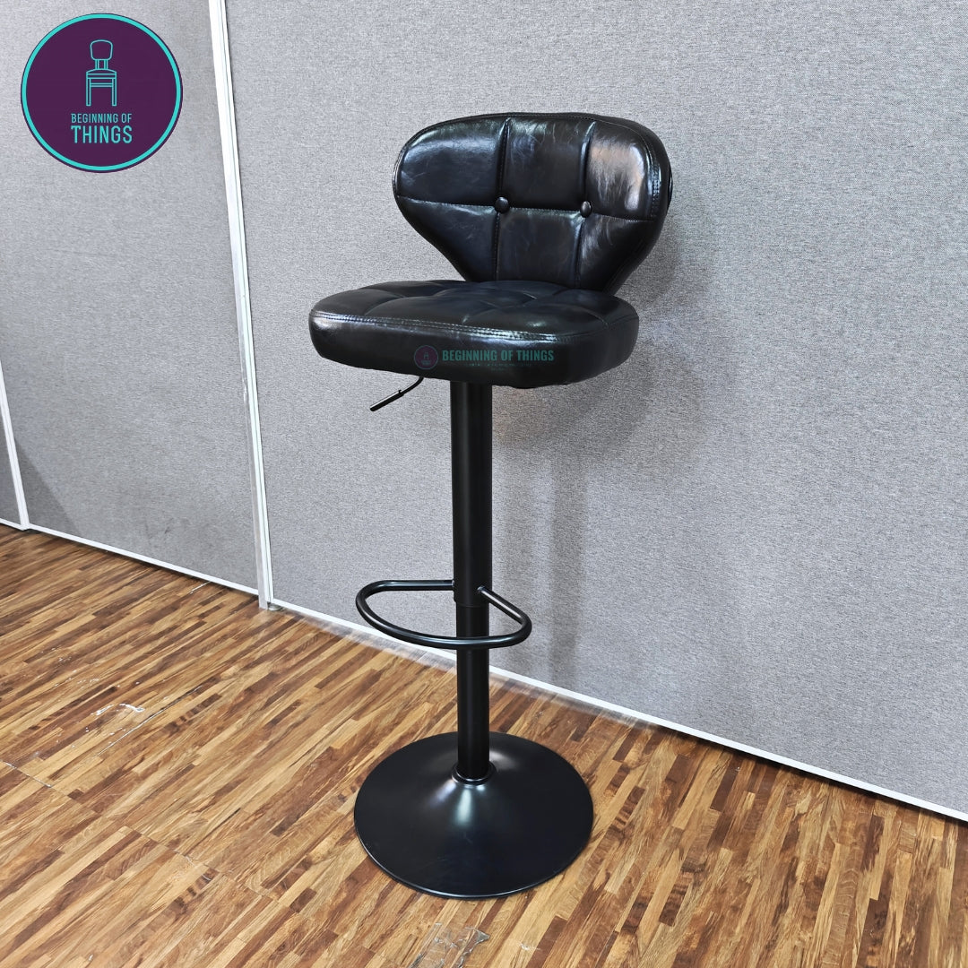 Buttoned Seat Bar Stool