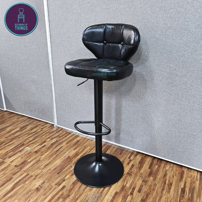 Buttoned Seat Bar Stool