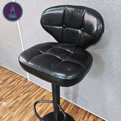 Buttoned Seat Bar Stool