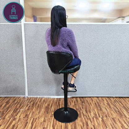 Buttoned Seat Bar Stool