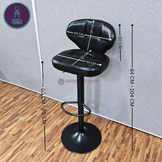 Buttoned Seat Bar Stool