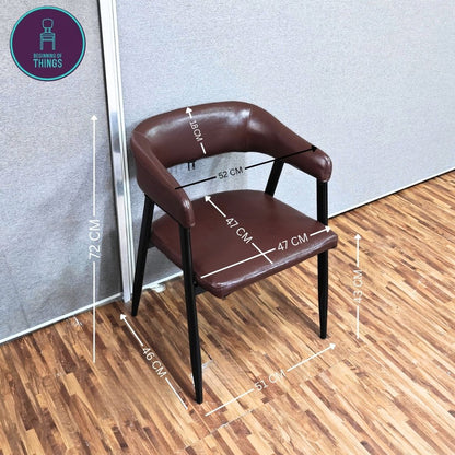 Cafe Chair with Armrest