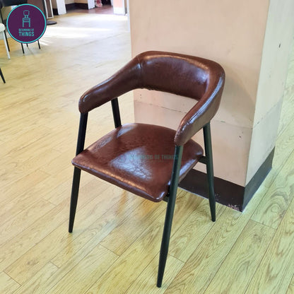 Cafe Chair with Armrest