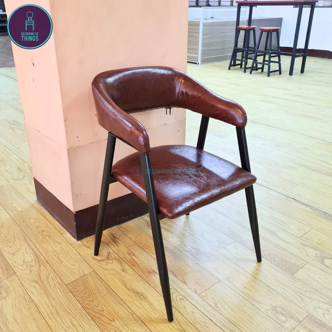 Cafe Chair with Armrest
