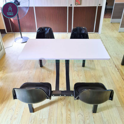 2 and 4-Seater Canteen Cafeteria Table and Chair Dining Set