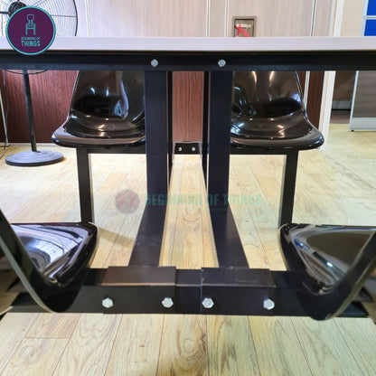 2 and 4-Seater Canteen Cafeteria Table and Chair Dining Set