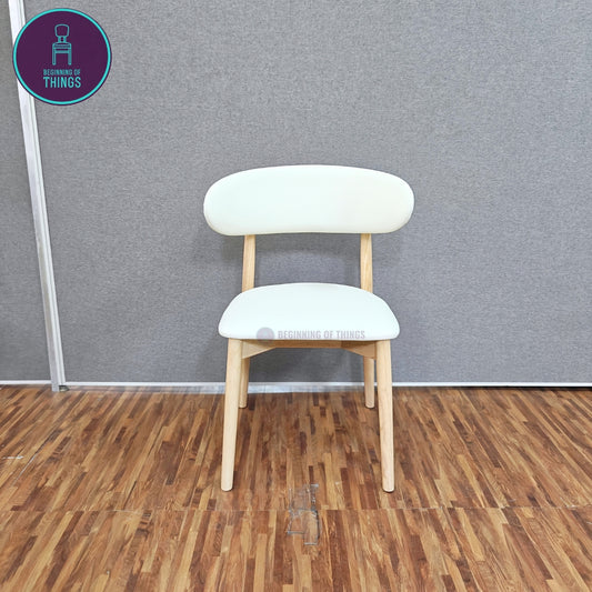 Arched Back Wooden Frame Dining Chair