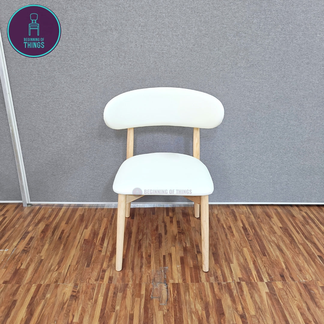 Arched Back Wooden Frame Dining Chair