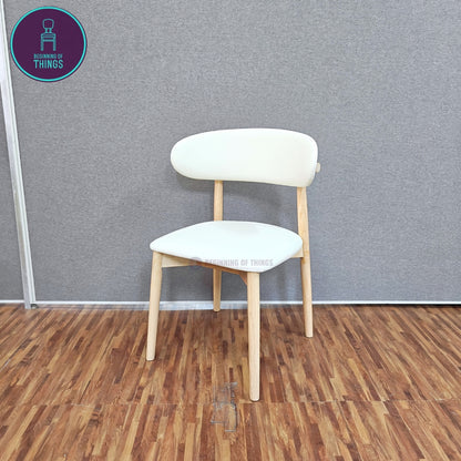 Arched Back Wooden Frame Dining Chair